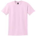 Light Pink front - Gildan DryBlend 50 Cotton/50 Poly T-Shirt