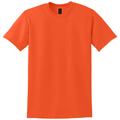 Orange front - Gildan DryBlend 50 Cotton/50 Poly T-Shirt