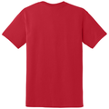 Red back - Gildan DryBlend 50 Cotton/50 Poly T-Shirt