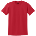 Red front - Gildan DryBlend 50 Cotton/50 Poly T-Shirt