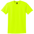 Safety Green front - Gildan DryBlend 50 Cotton/50 Poly T-Shirt