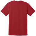 Scarlet Red back - Gildan DryBlend 50 Cotton/50 Poly T-Shirt