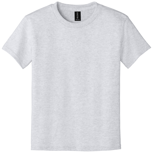 Ash front - Gildan Youth DryBlend 50 Cotton/50 Poly T-Shirt