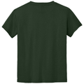 Forest Green back - Gildan Youth DryBlend 50 Cotton/50 Poly T-Shirt