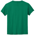 Kelly Green back - Gildan Youth DryBlend 50 Cotton/50 Poly T-Shirt