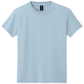 Light Blue front - Gildan Youth DryBlend 50 Cotton/50 Poly T-Shirt