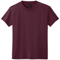 Maroon front - Gildan Youth DryBlend 50 Cotton/50 Poly T-Shirt