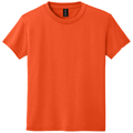 Orange front - Gildan Youth DryBlend 50 Cotton/50 Poly T-Shirt