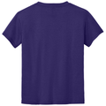 Purple back - Gildan Youth DryBlend 50 Cotton/50 Poly T-Shirt