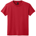 Red front - Gildan Youth DryBlend 50 Cotton/50 Poly T-Shirt