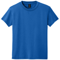 Royal front - Gildan Youth DryBlend 50 Cotton/50 Poly T-Shirt