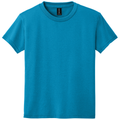 Sapphire front - Gildan Youth DryBlend 50 Cotton/50 Poly T-Shirt