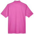 Charity Pink back - CORE365 Men's Origin Performance Piqué Polo