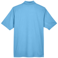 Columbia Blue back - CORE365 Men's Origin Performance Piqué Polo