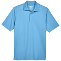 Columbia Blue front - CORE365 Men's Origin Performance Piqué Polo