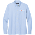 Newport Blue front - Kodiak Brooks Brothers® Women’s Casual Oxford Cloth Shirt - Kodiak Project Services Logo