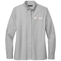 Windsor Grey front - Kodiak Brooks Brothers® Women’s Casual Oxford Cloth Shirt - Kodiak Project Services Logo