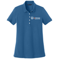 Charter Blue front - Kodiak Brooks Brothers® Women’s Pima Cotton Pique Polo - Kodiak Project Services Logo