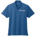 Charter Blue front - Kodiak Brooks Brothers® Mesh Pique Performance Polo - Kodiak Project Services Logo