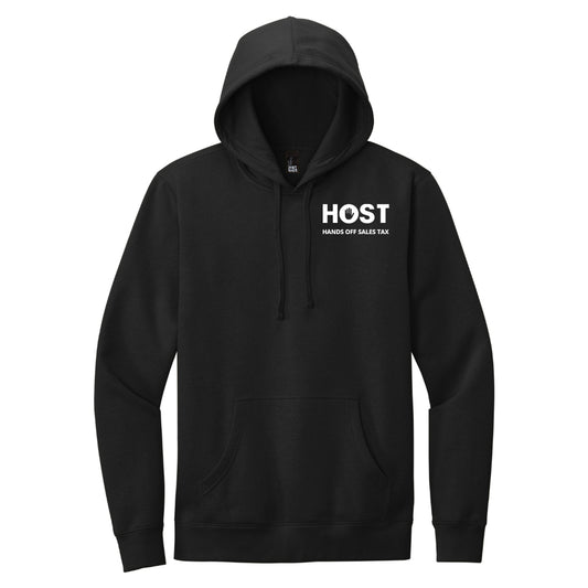 Hands Off Sales Tax Black Hoodie
