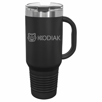 Kodiak 40 oz. Black Travel Mug with Handle