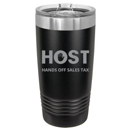 Hands Off Sales Tax 20 oz. Polar Camel Tumbler