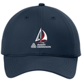 River Blue Navy front - 2027 Regatta Port Authority All-Day Performance UPF Perforated Cap