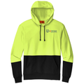 Safety Yellow front - Kodiak CornerStone® Enhanced Visibility Fleece Pullover Hoodie - Kodiak Project Services Logo