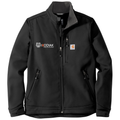 Black front - Kodiak Carhartt ® Crowley Soft Shell Jacket - Kodiak Project Services Logo