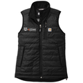 Black front - Kodiak Carhartt® Women’s Gilliam Vest - Kodiak Project Services Logo