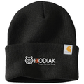 Black front - Kodiak Carhartt® Watch Cap 2.0 - Project Services Logo