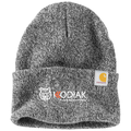 Black/ White front - Kodiak Carhartt® Watch Cap 2.0 - Project Services Logo
