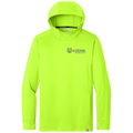 Brite Lime front - Kodiak Carhartt Force® Sun Defender™ Long Sleeve Hooded T-Shirt - Project Services Logo
