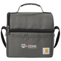 Grey front - Kodiak Carhartt® Lunch 6-Can Cooler - Project Services Logo