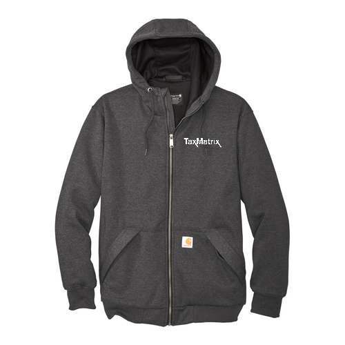 TaxMatrix Carhartt® Midweight Thermal-Lined Full-Zip Sweatshirt