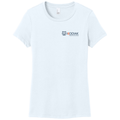 Bright White front - Kodiak District ® Women’s Perfect Weight ® Tee - Kodiak Project Services Logo