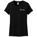 Jet Black front - Kodiak District ® Women’s Perfect Weight ® Tee - Kodiak Project Services Logo