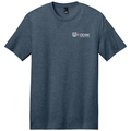 Heathered Navy front - Kodiak District ® Perfect Weight ® Tee - Kodiak Project Services Logo