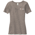 Grey Frost front - Kodiak District® Women’s V.I.T.™ Rib Scoop Neck Tee - Kodiak Project Services Logo