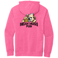 Awareness Pink Heather back - Mean Mugs Pub District V.I.T.Fleece Hoodie