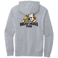Light Heather Grey back - Mean Mugs Pub District V.I.T.Fleece Hoodie
