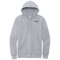 Light Heather Grey front - Mean Mugs Pub District V.I.T.Fleece Hoodie