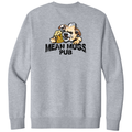 Light Heather Grey back - Mean Mugs Pub District V.I.T.Fleece Crew