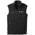 Black front - Kodiak Eddie Bauer® - Fleece Vest - Kodiak Project Services Logo