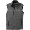 Grey Steel front - Kodiak Eddie Bauer® - Fleece Vest - Kodiak Project Services Logo