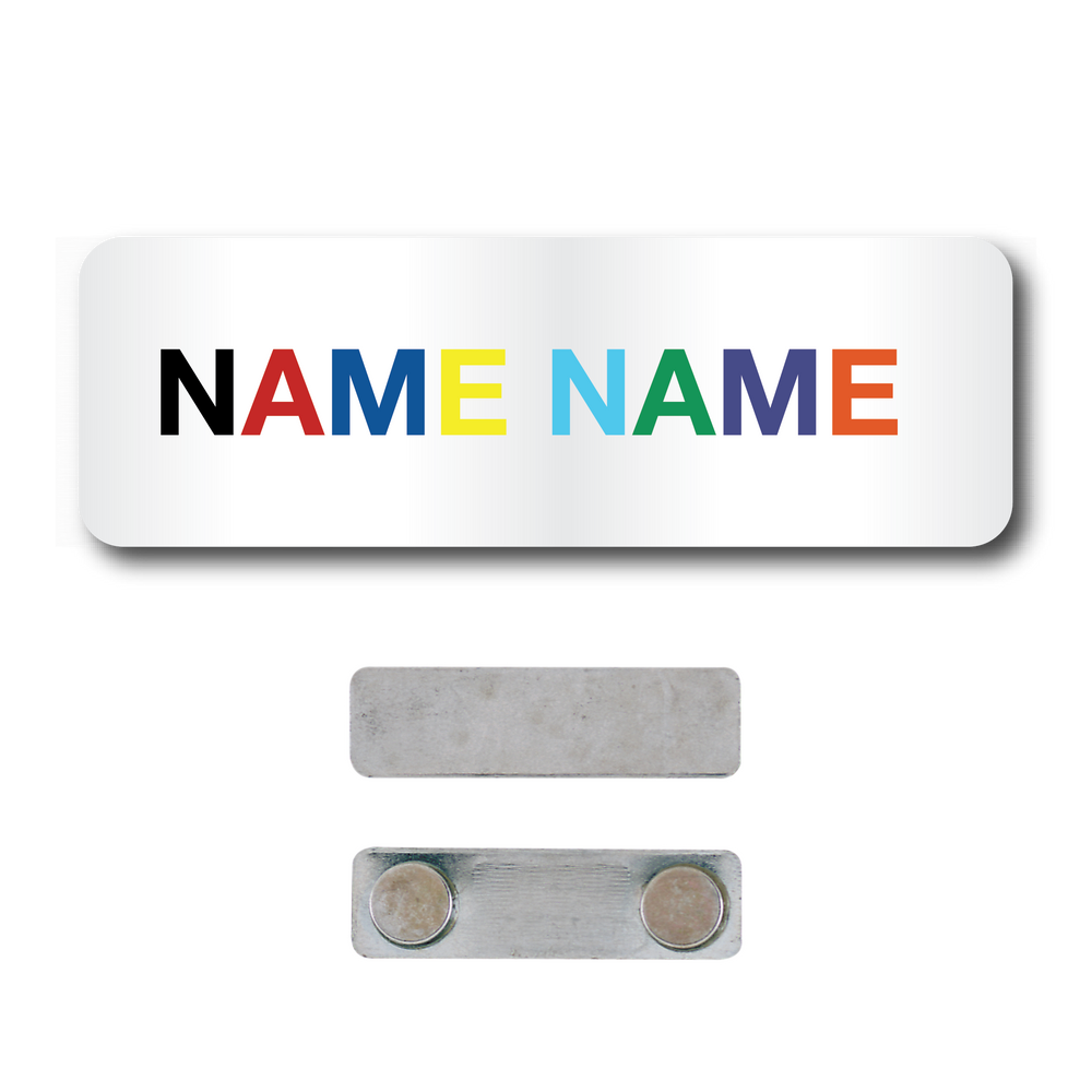 Full Color Plastic Name Badge