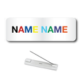 Full Color Plastic Name Badge