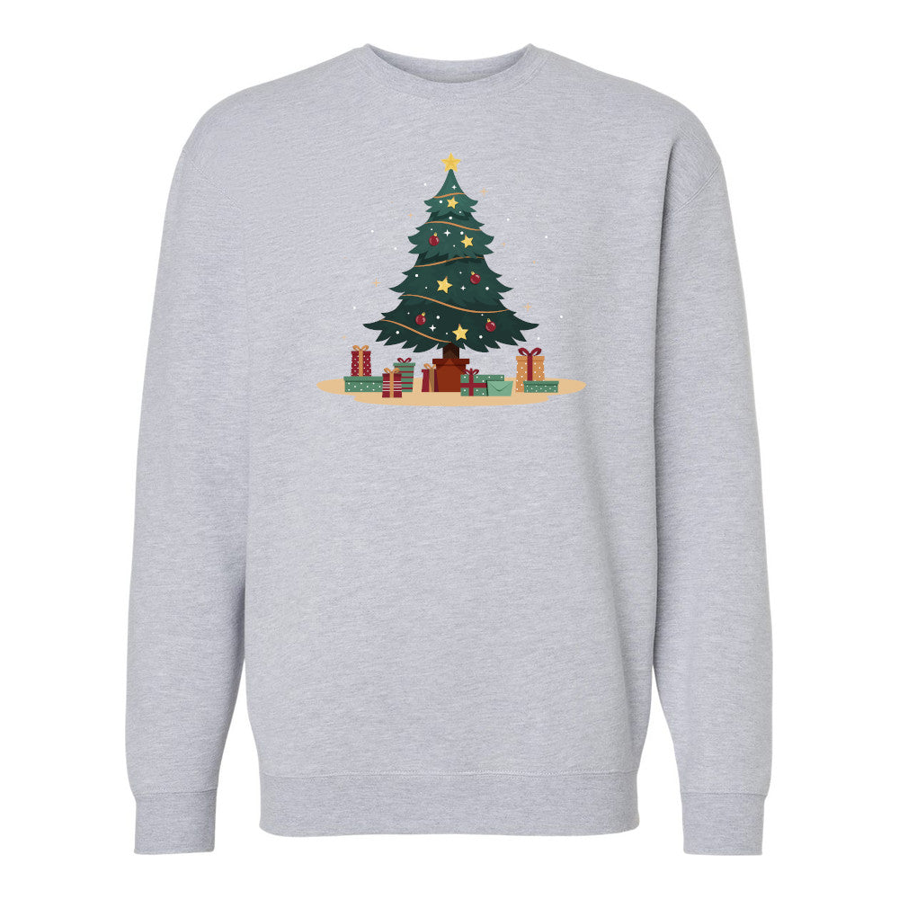 Christmas Tree Cotton / Polyester Premium Adult Crewneck