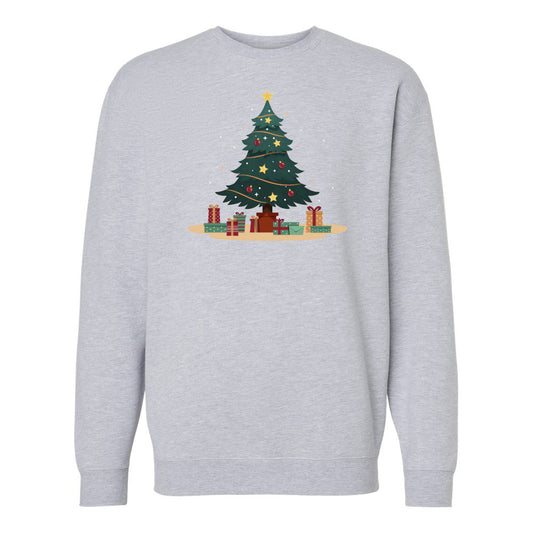 Christmas Tree Cotton / Polyester Premium Adult Crewneck