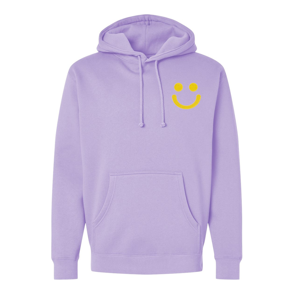 Embroidered Smile Cotton / Polyester Premium Adult Hoodie